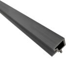 Perfil de Terminación Corner Revestimiento Exterior Co-Extruded G06 Silver Grey