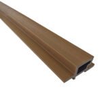 Perfil de Terminación End Revestimiento Exterior Co-Extruded G04 Teak