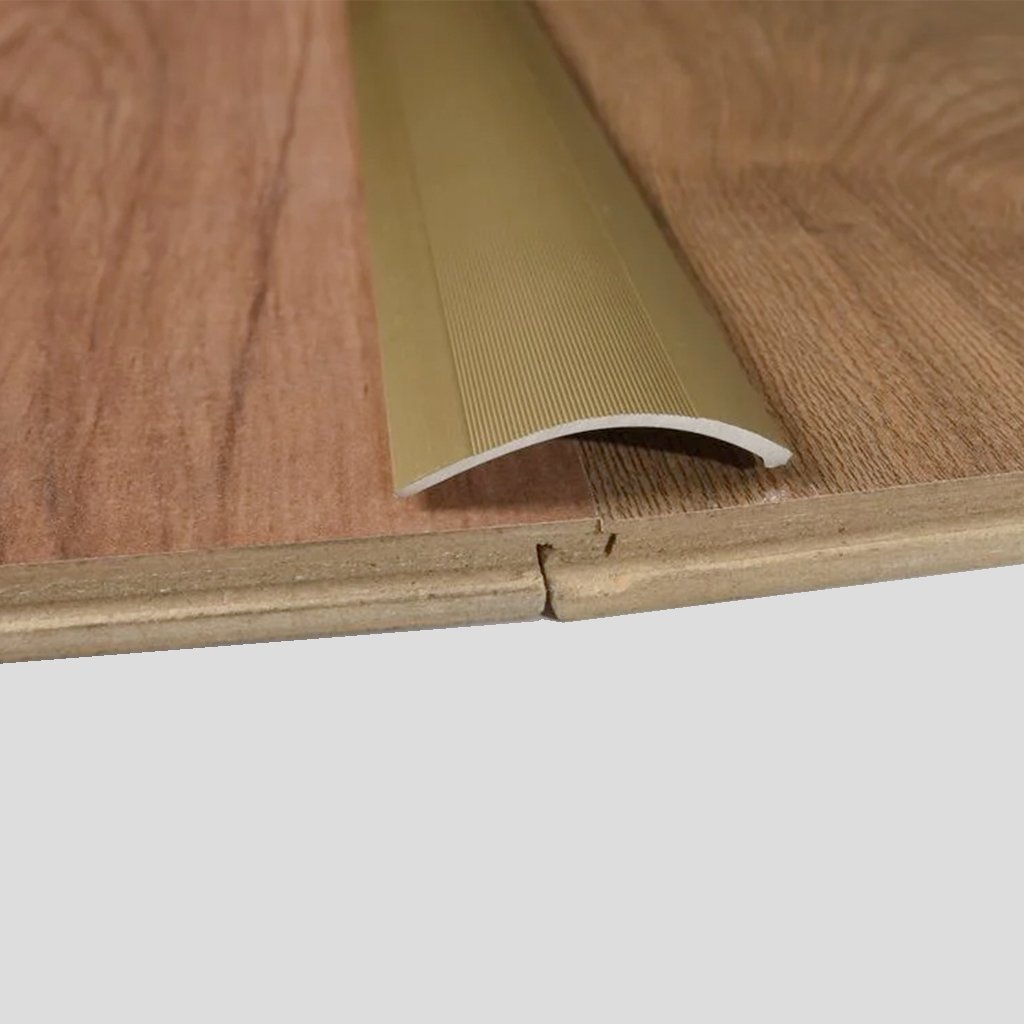 1-234 Perfil de Aluminio Transición Oro Nº 19 11,7mm x 41mm x 2700mm - Imagen 1