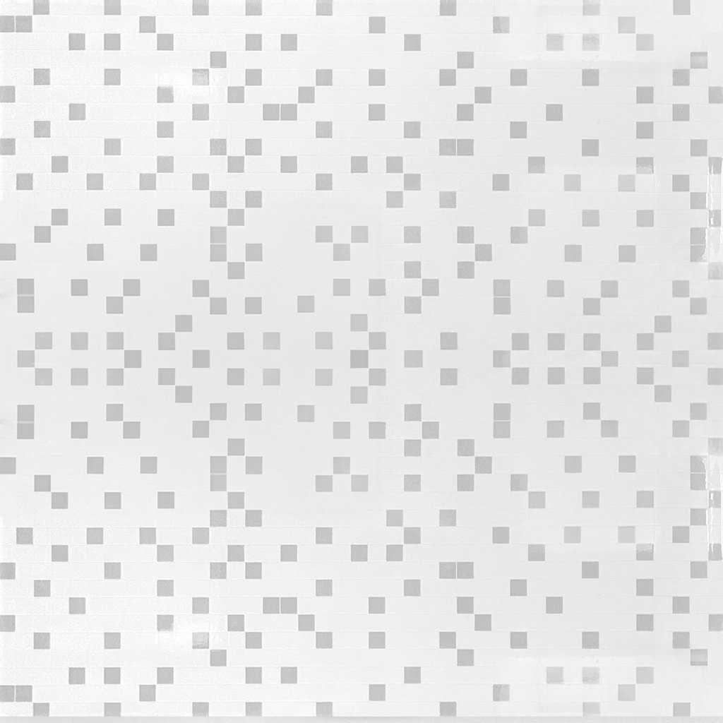 1-318 Revestimiento Cerámica Pixel Blanco y Gris RC 30cm x 60cm - Imagen 1