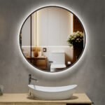 Espejo Led con Reloj HKM 2001 800mm x 800mm