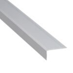 Perfil de Aluminio Terminación Plata 10mm x 25mm x 2700mm