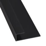Perfil de Inicio / Terminación Negro 2500mm x 10 unidades