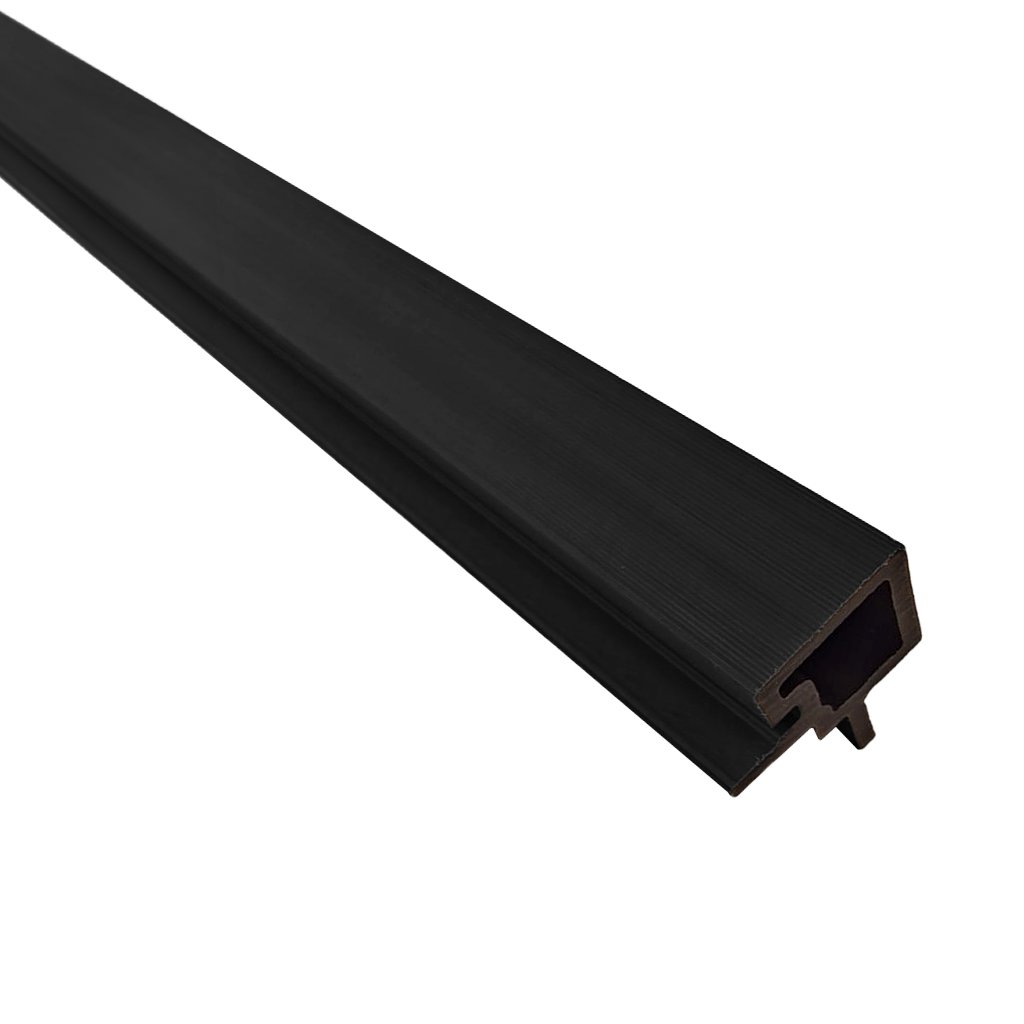 PerfilCorner_Charcoal_1 Perfil de Terminación Corner Revestimiento Exterior Co-Extruded G07 Charcoal - Imagen 1