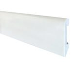 Varilla Zócalo Resistente al Agua Top Round Blanco Polar 14mm x 75mm x 2400mm